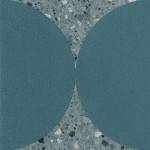 FUNKY BLUE 3 Keramický dekor 19,8x19,8cm