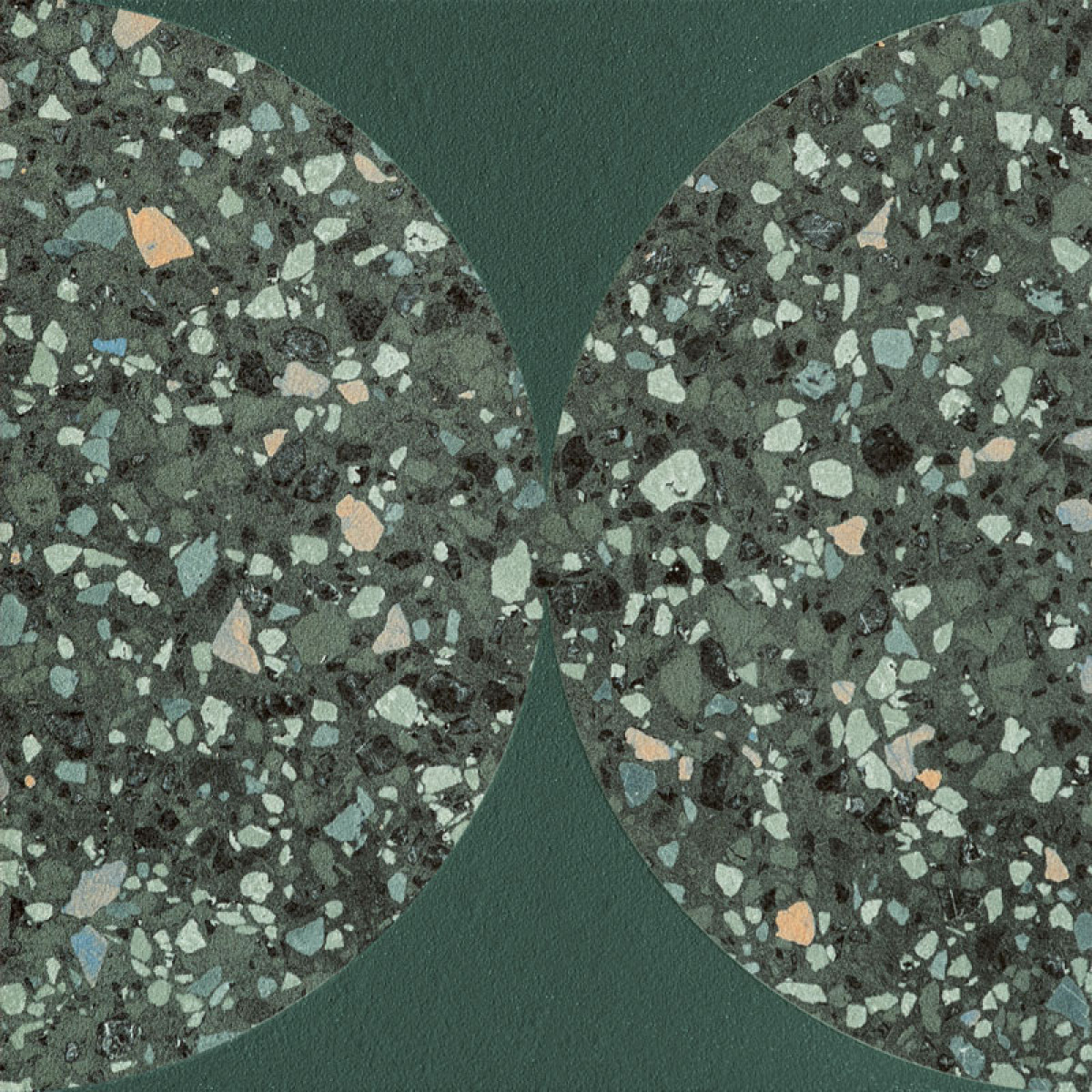 FUNKY GREEN 4 Keramický dekor 19,8x19,8cm