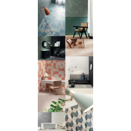 FUNKY BLUE obklad 89,8x32,8cm