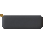 SOPHISTICATED BRICK BLACK dekoračný obklad 23,7x7,8cm